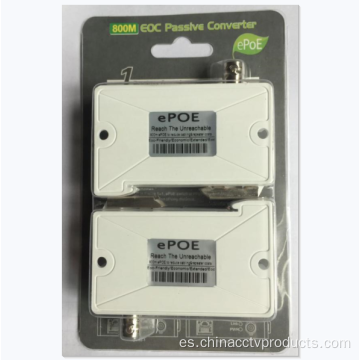 1CH Single PoE Video Extender sobre cable coaxial